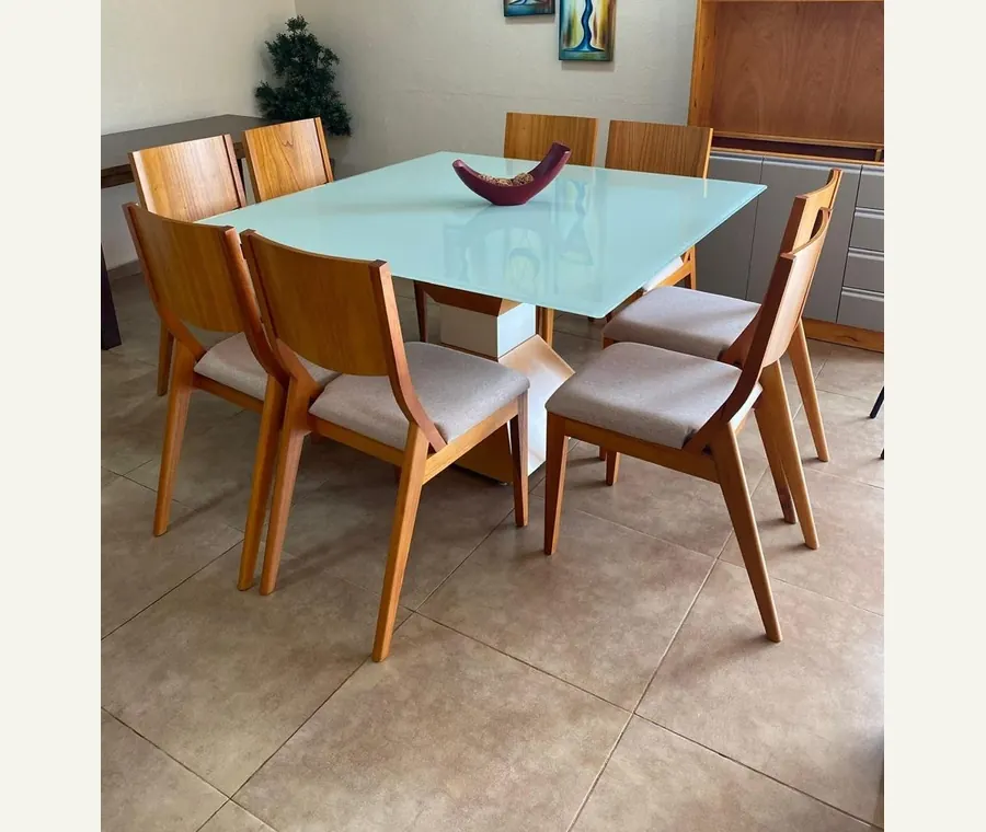 Mesa Isa com Cadeiras REF 407 - versão quadrada