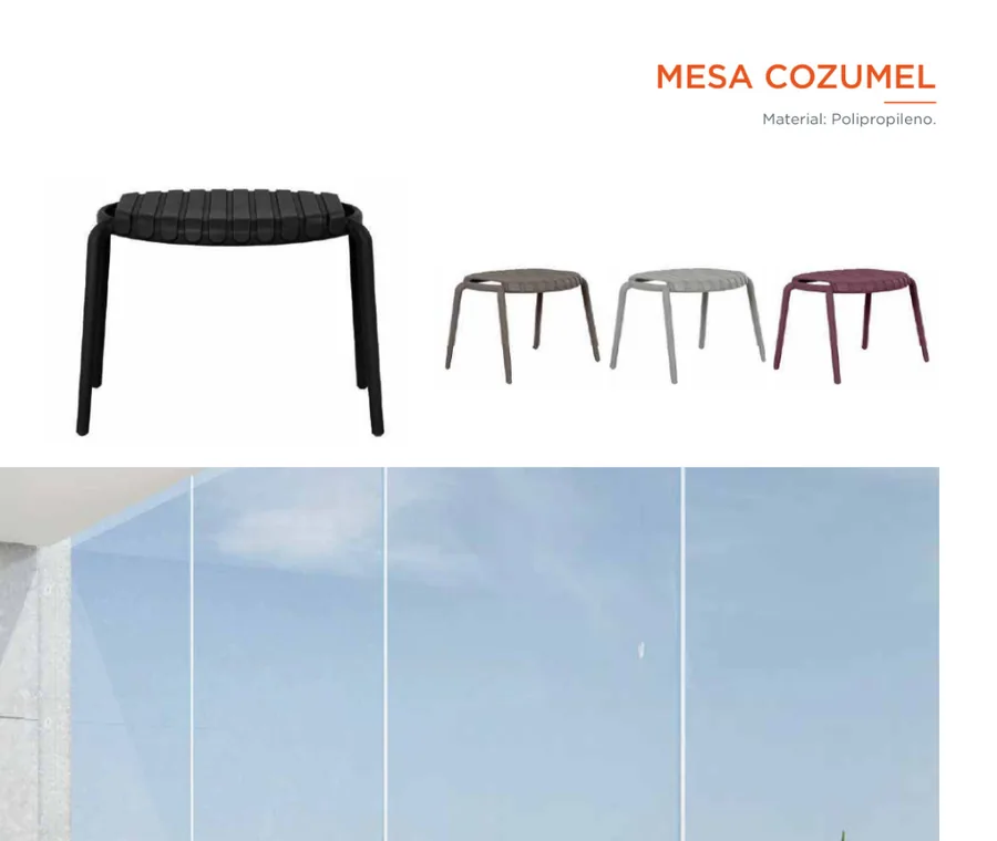 Mesa Centro / Lateral Cozumel