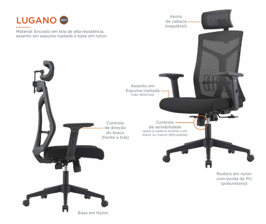 Cadeira Lugano