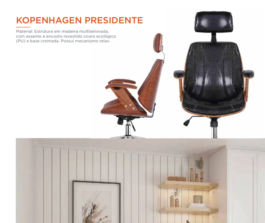 Cadeira Kopenhagen Presidente