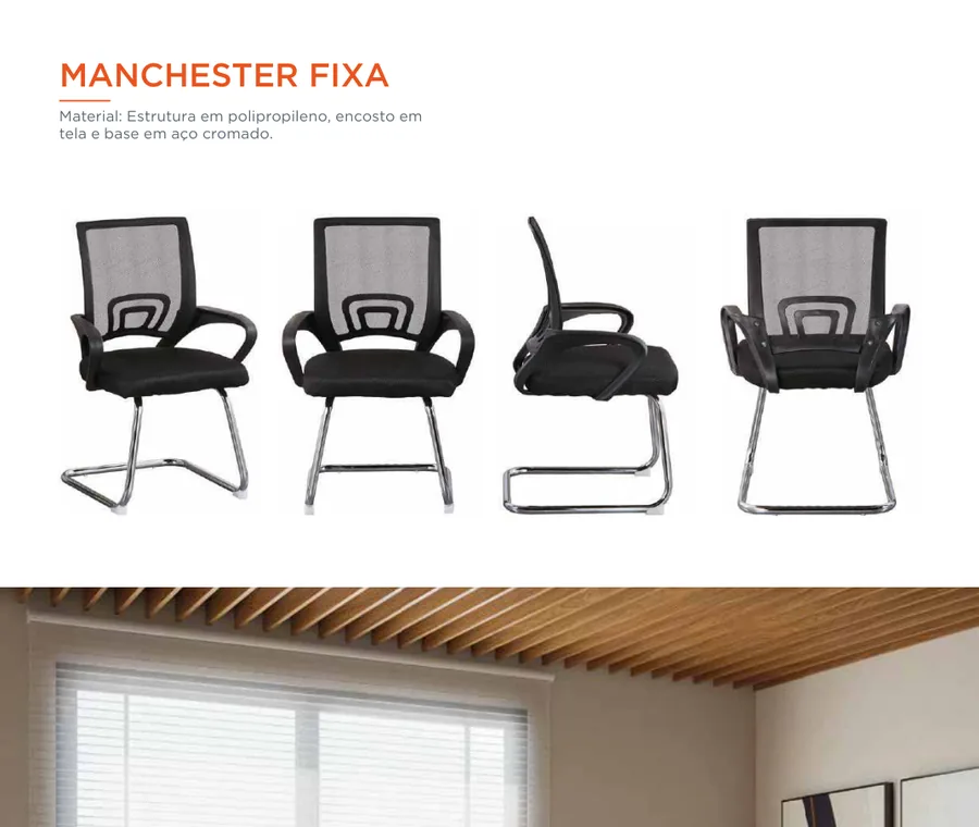 Cadeira Manchester Fixa