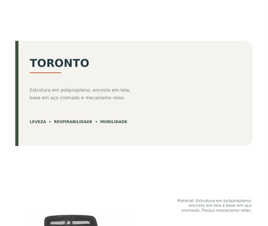 Cadeira Toronto