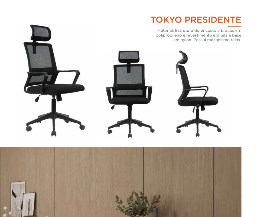 Cadeira Tokyo Presidente