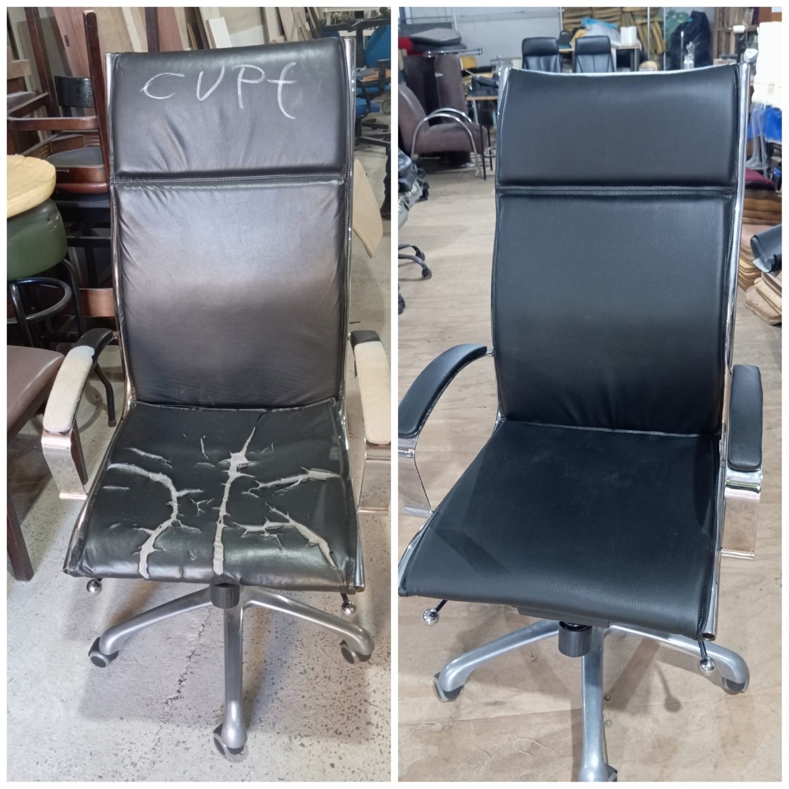Executiva antes e depois